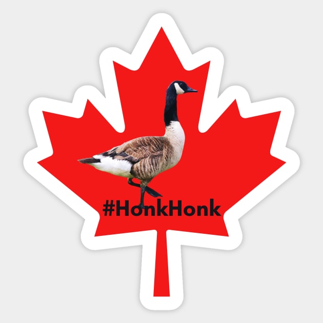 Canada Goose Honk Sticker by Kyarwon